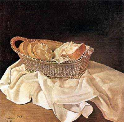 The Basket of Bread, salvadore dali
